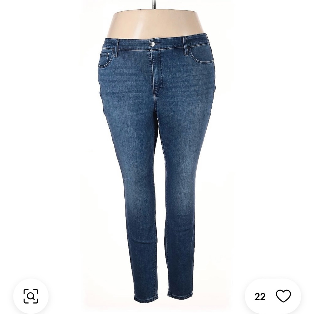 Athleta Blue Skinny Pants Versatile Stretch (Great Condition)
